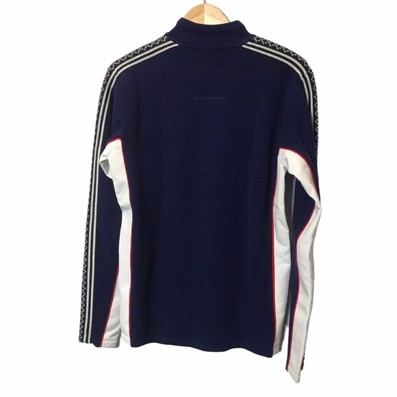 vintage obermeyer sweater mens Med 1/2 Zip Wool Blend - Picture 4 of 7